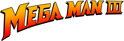 Mega Man 3 logo for GameBoy